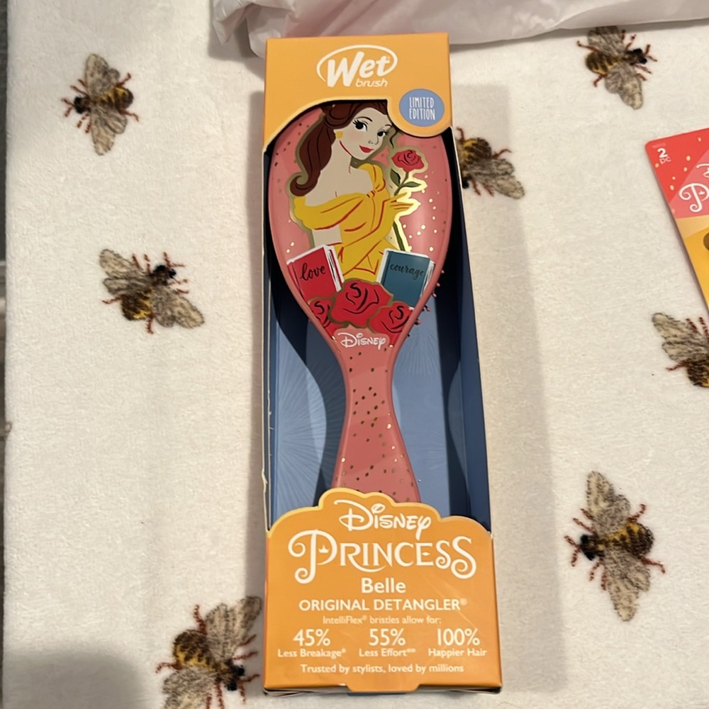 Limited edition, Disney princess Bell, for hair brush, and accessories